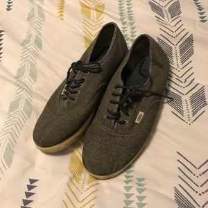 Dark Gray Vans